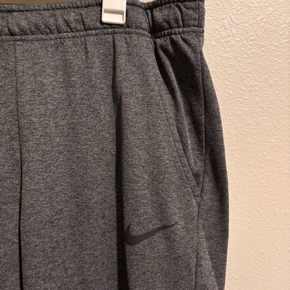 Nike Dark Gray Dri-FIT Standard Fit Athletic Joggers Size L - Picture 2 of 5